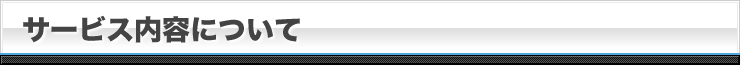 サービス内容について